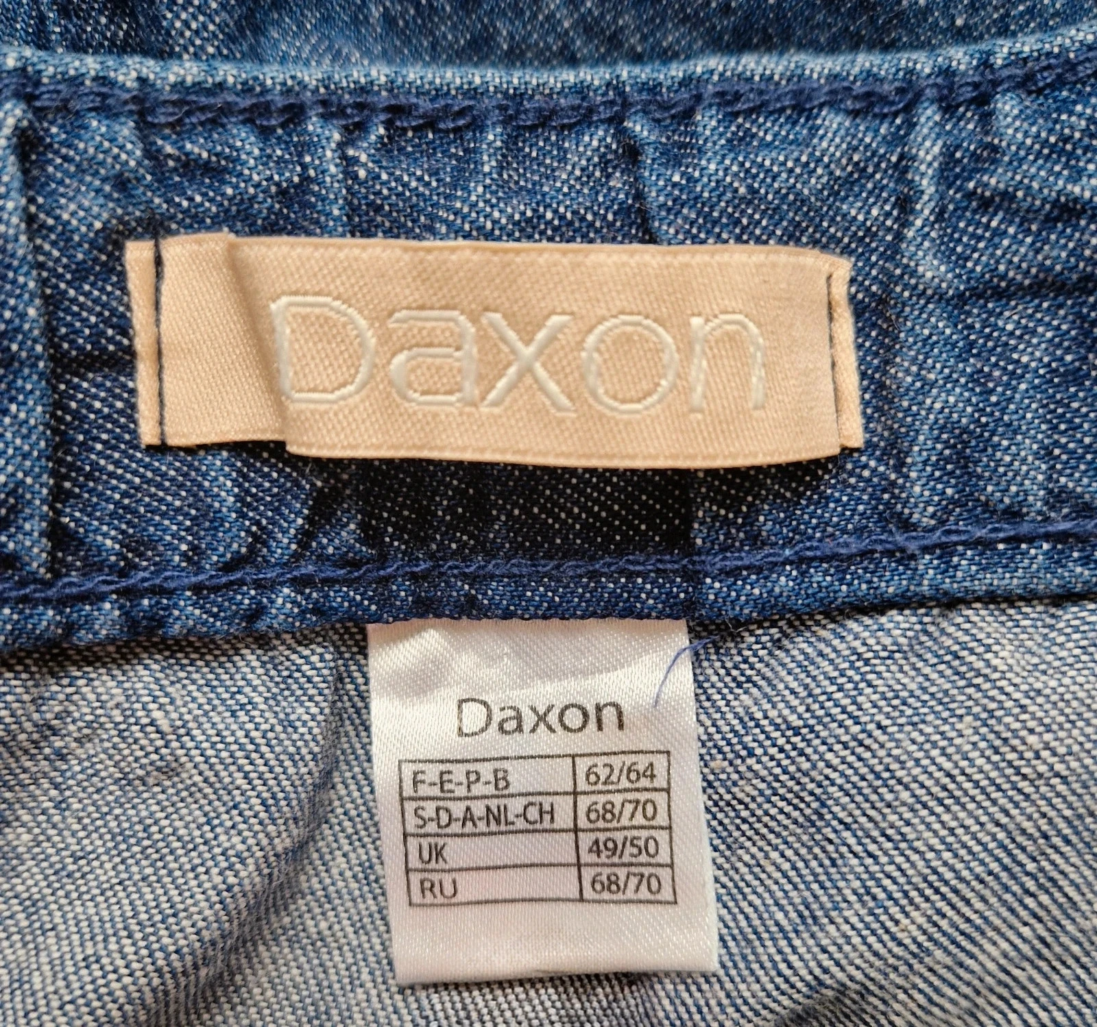Daxon denim cropped pants Size 62/64 – photo 4